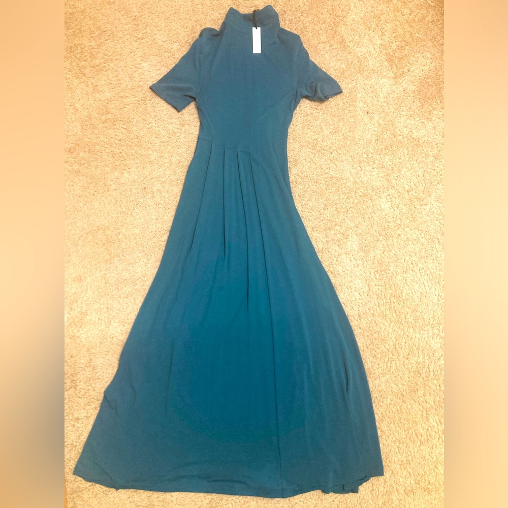 BANANA REPUBLIC JENNIE ASYMMETRICAL MAXI DRESS - Picture 3 of 5